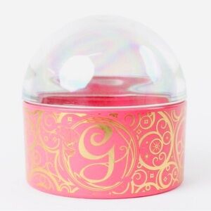 NWT Target Bullseye Playground Wicked Pink & Gold Glinda Glass Container